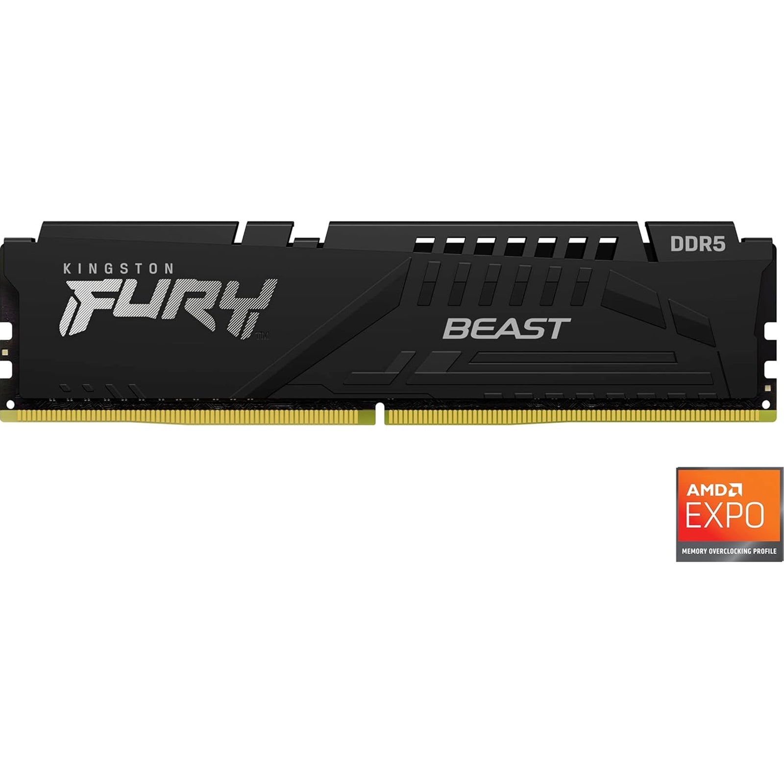 Kingston FURY Beast (KF556C36BBEK2-128)128GB (64GB x2),  DDR5 5600MT/s Memory DIMM - Black