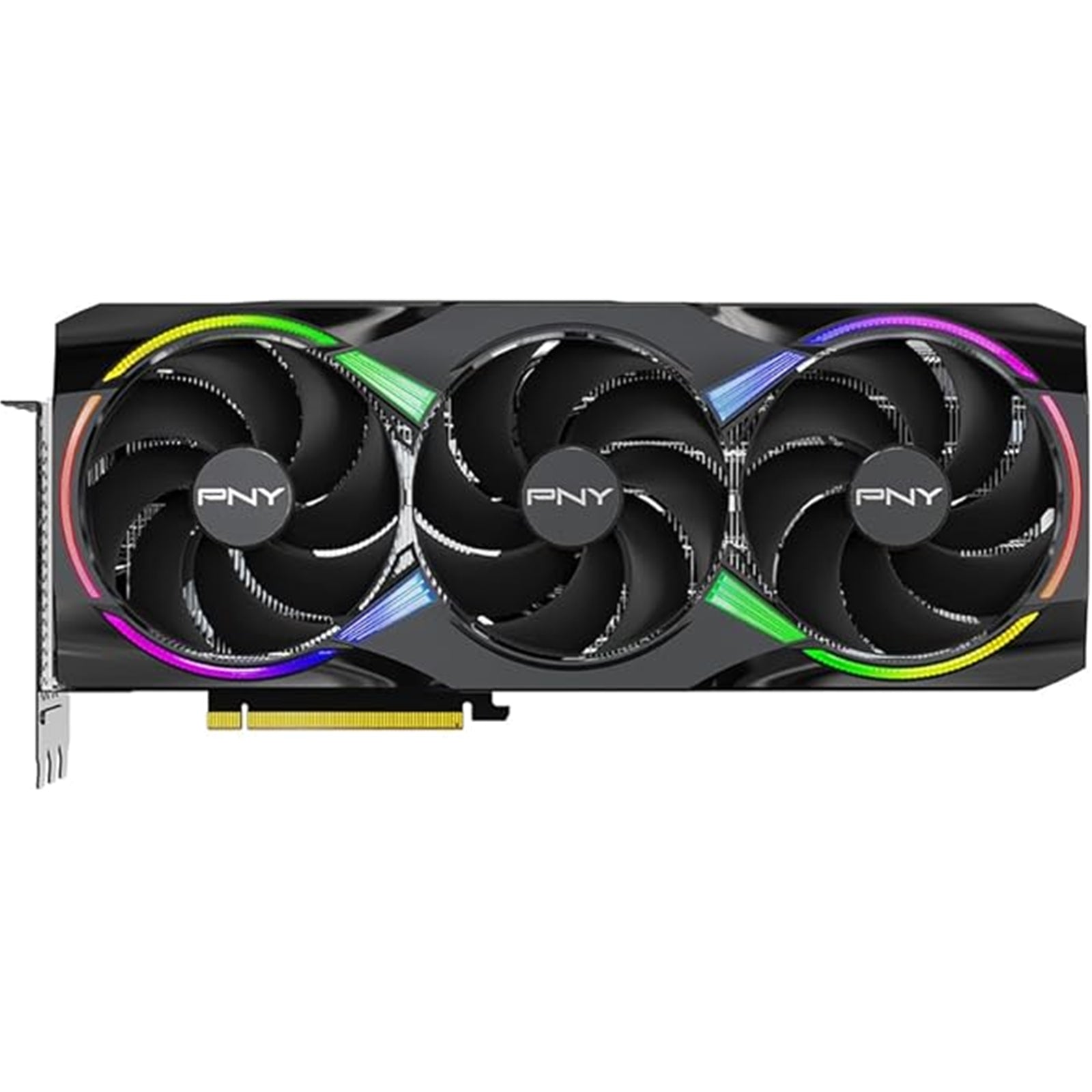 PNY NVIDIA GEFORCE RTX 5080 ARGB EPIC-X RGB OC 16GB, GDDR7 Graphics Card, 10752 Cuda Cores, 2.3GHz Core Clock, Triple Fan, 3 x Display Ports/ 1 x HDMI Port