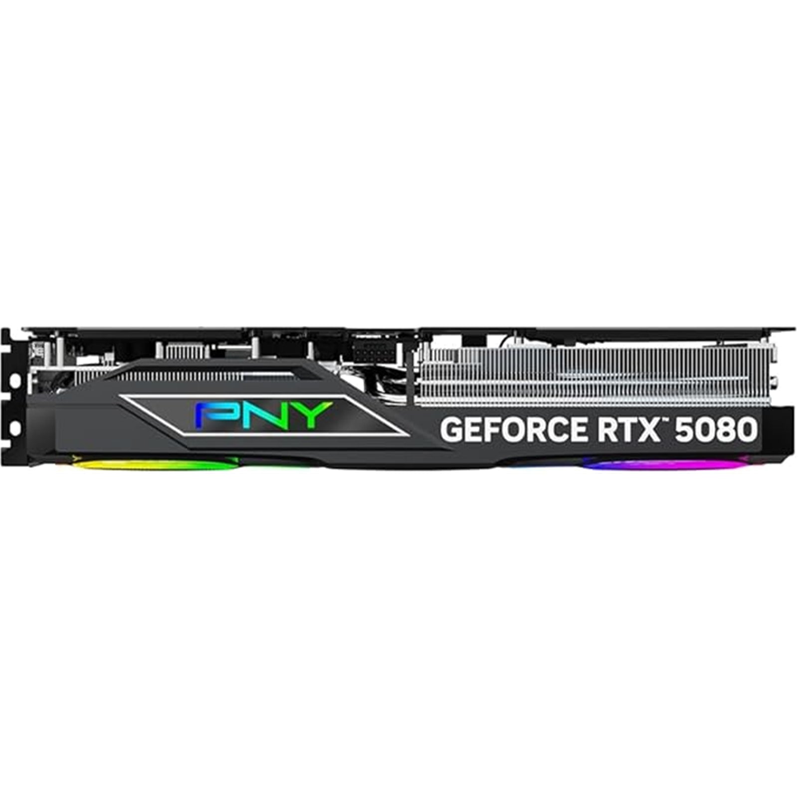 PNY NVIDIA GEFORCE RTX 5080 ARGB EPIC-X RGB OC 16GB, GDDR7 Graphics Card, 10752 Cuda Cores, 2.3GHz Core Clock, Triple Fan, 3 x Display Ports/ 1 x HDMI Port