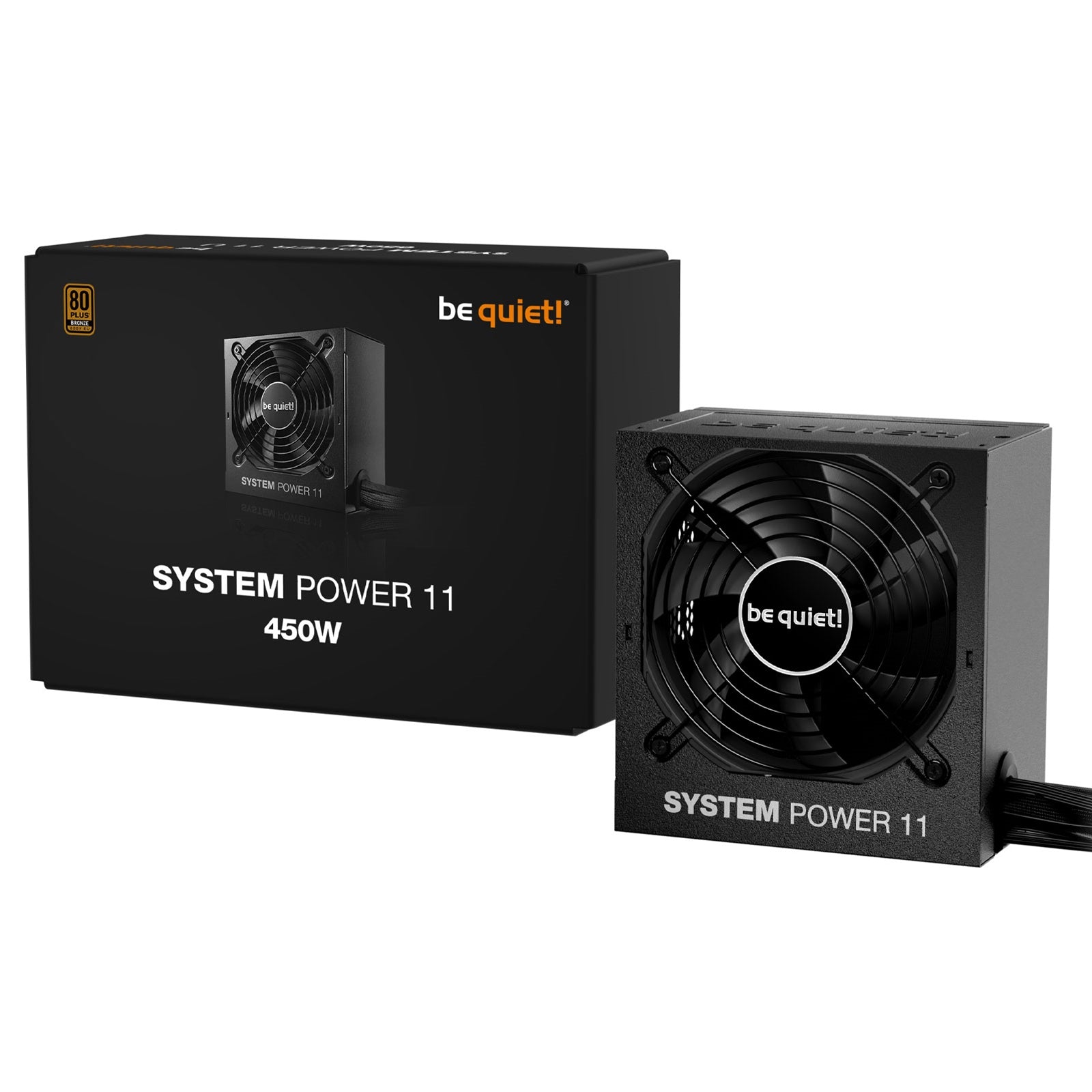 be quiet! System Power 11 450W is ATX 3.1 compliant and PCIe 5.1 compatible, 5-year manufacturer's warranty
