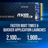 PNY (M280CS1030-500-RB) CS1030 M.2 NVMe 500GB SSD, PCIe Gen3 x4, Sequential Read of up to 2,000 MB/s and Write of up to 1,100 MB/s