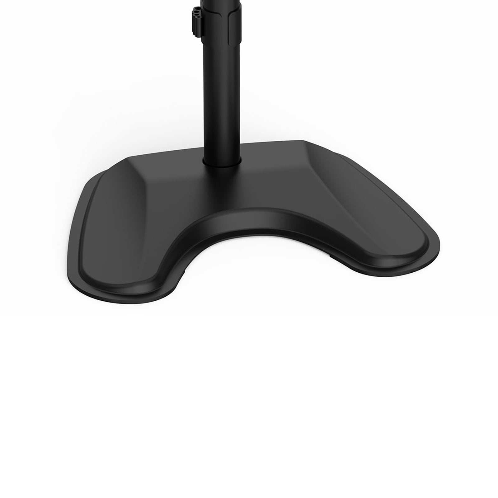 GameMax Dual Monitor Arm Stand LCD Desk Mount Freestanding For Two 13 Inch To 27 Inch Monitors, VESA Dimensions Of 75x75 mm or 100x100 mm, 180 Degrees Swivel, Black
