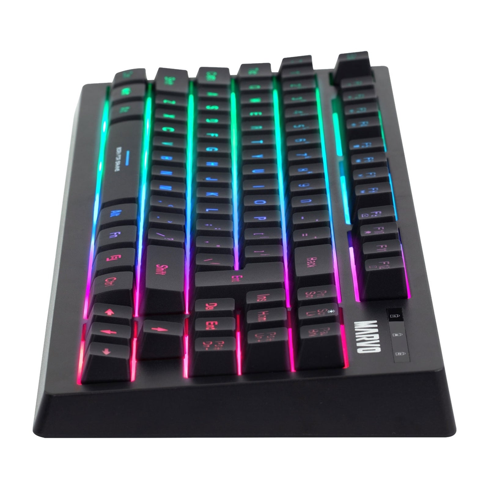 Marvo Scorpion Keyboard and Mouse Bundle featuring Marvo Scorpion K607 TKL Layout Multimedia USB 2.0 Wired 3 Colour Backlit Gaming Keyboard & Marvo Scorpion M292 Capo 20 USB RGB Programmable Gaming Mouse