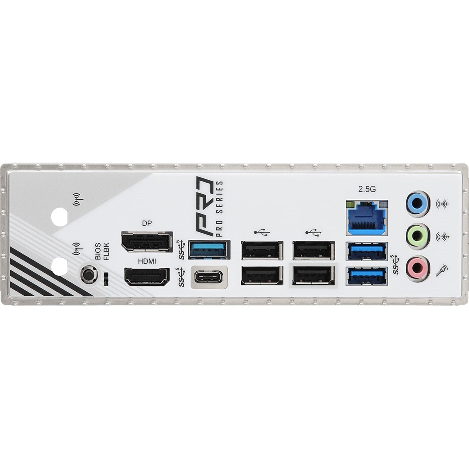 ASRock A620AM PRO RS AMD Socket AM5 Motherboard, 4 x DDR5 DIMM Slots, 1 x M.2 Socket (Key E), 2 x USB 3.2 Type-C, 2.5G LAN, 1 x HDMI Port/ 1 x Display Port