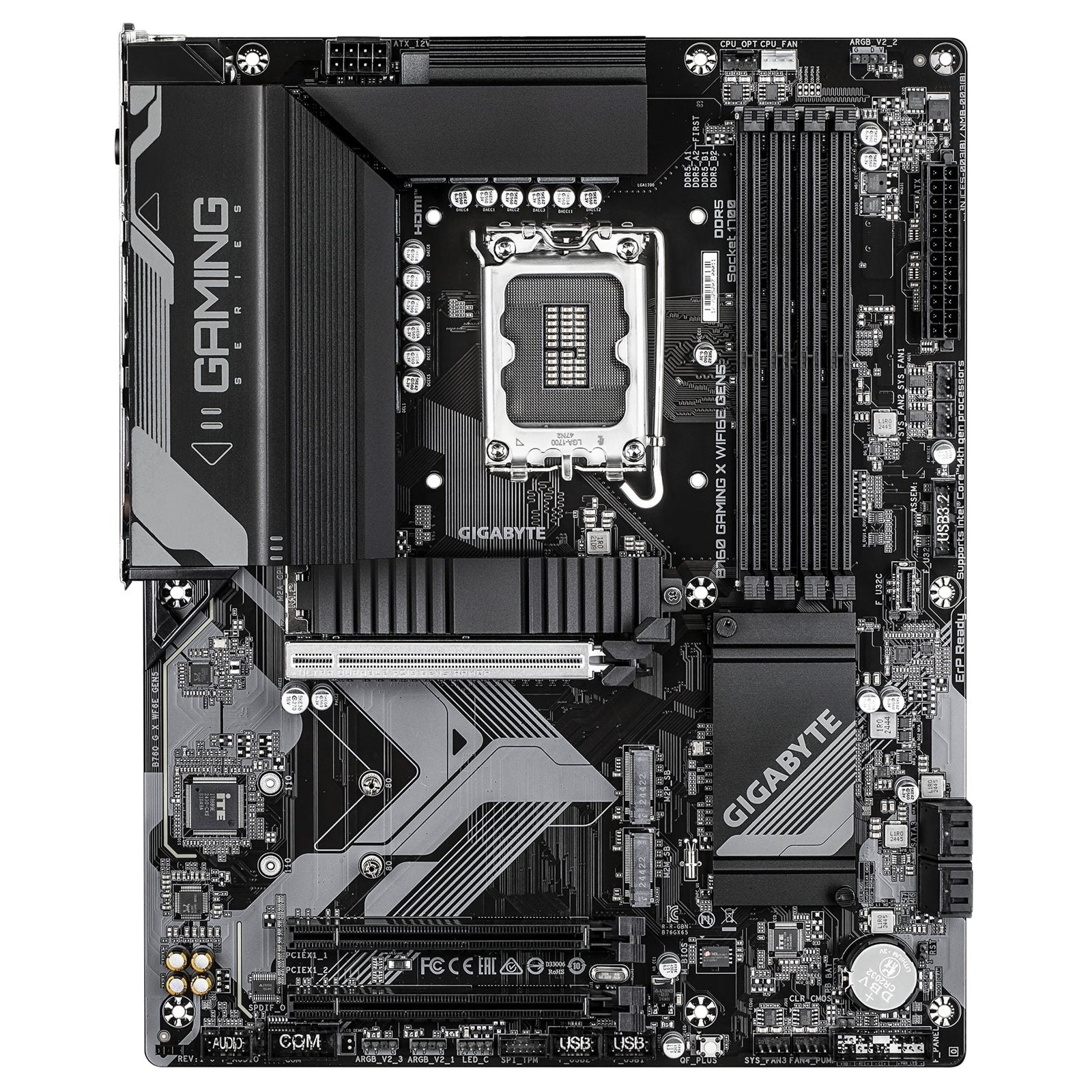 Gigabyte B760 GAMING X WIFI6E GEN5 Socket Motherboard, ATX, 4 x DDR5 Slots, 3 x M.2 Socket, GbE LAN, 2 x USB Type C, 1x HDMI Port/ 1 x Display Port