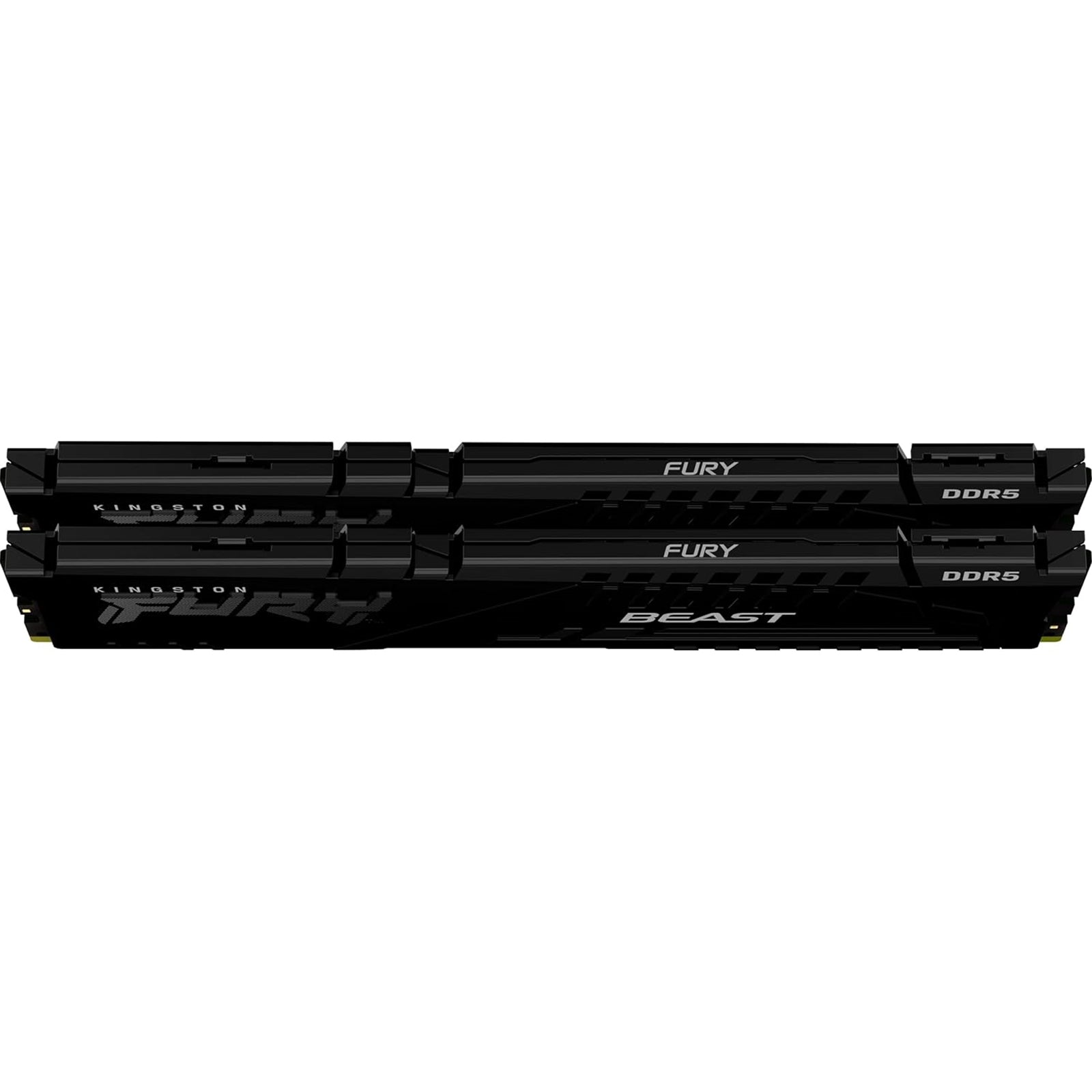 Kingston FURY Beast KF552C40BBK2-16  Gaming System Memory, DIMM, DDR5, 5200MHz, 16GB (2 x 8Gb), Black Heatsink, 288 Pin, 1.25v, CL40