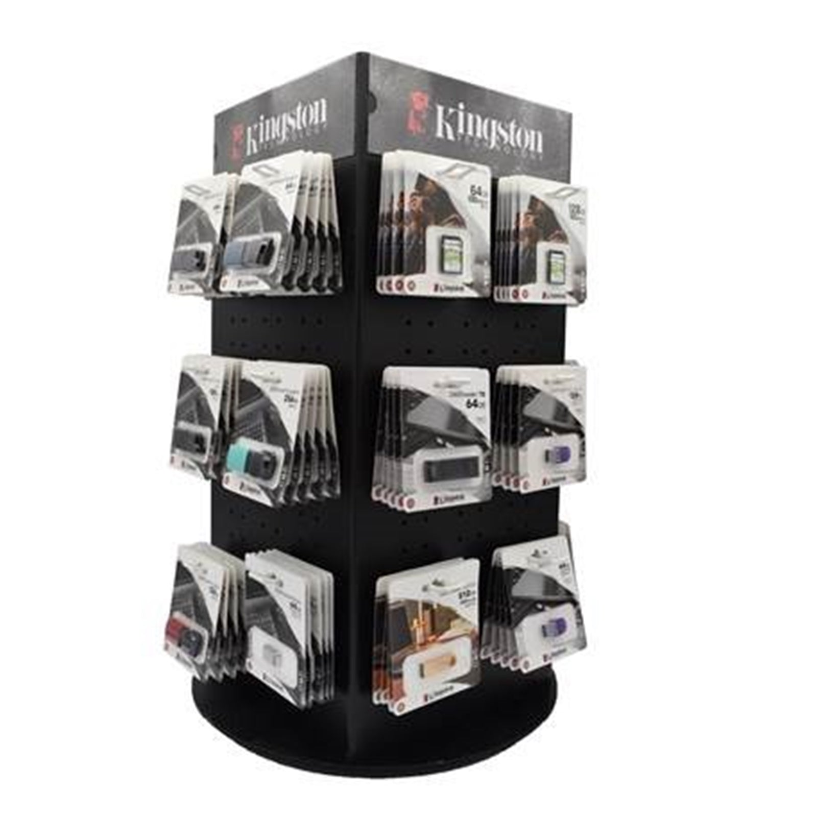Kingston Technology Countertop Display Stand, 115 Unit Capacity