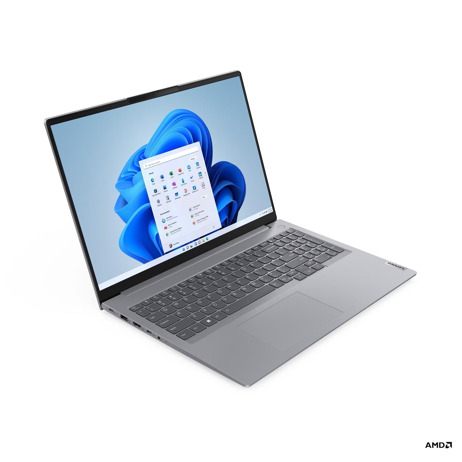Lenovo ThinkBook 16 Laptop, 16 Inch WUXGA 1920x1200 IPS Screen, AMD Ryzen 3 7330U, 16GB RAM, 256GB SSD, AMD Radeon Graphics, Windows 11 Pro