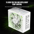 GAMEMAX GX-850 Pro Modular 80 Plus Gold ATX3.0 PCIe 5.0 PSU With 135mm FDB Fan, White