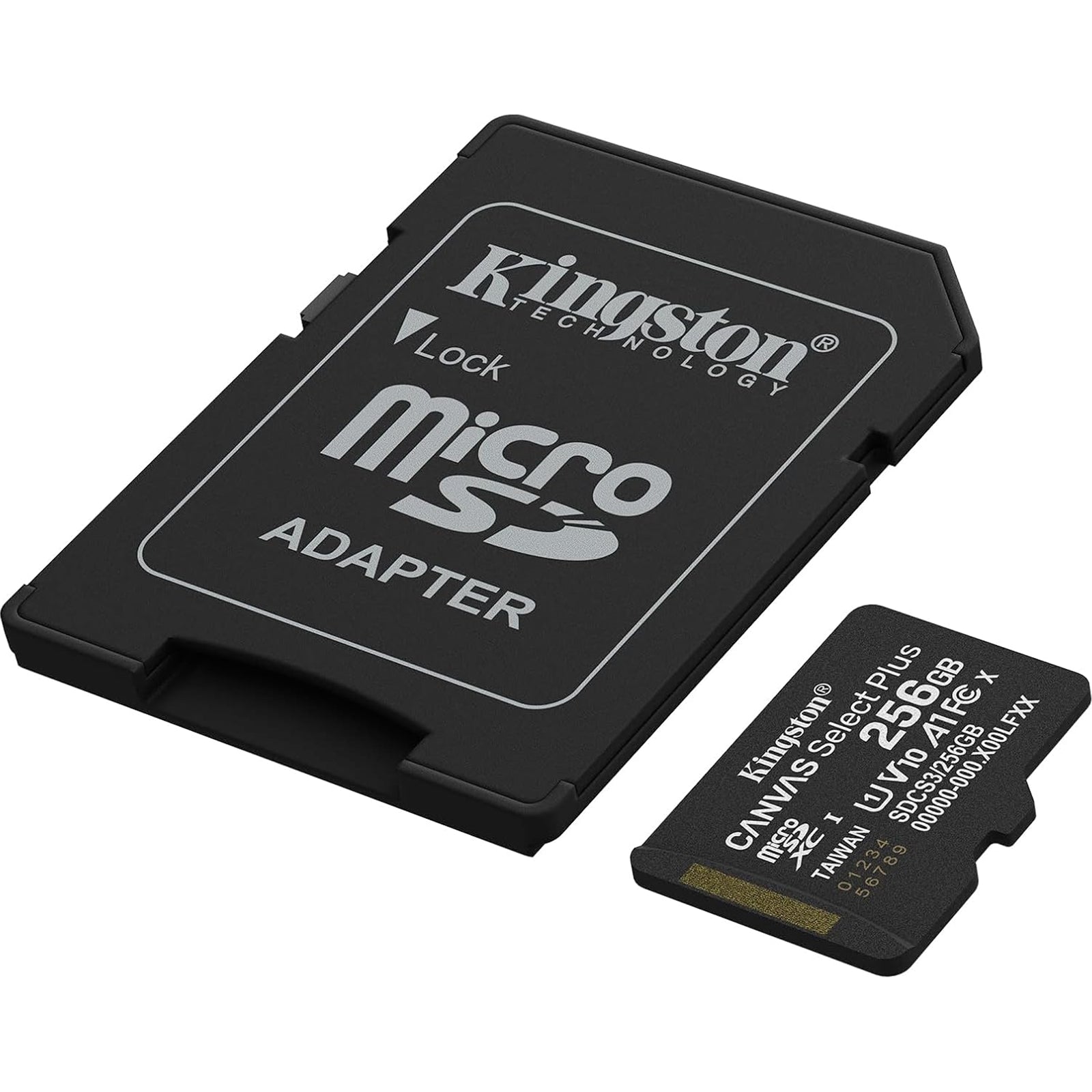 Kingston Canvas Select Plus 256GB Micro SD  Claad 10 UHS-I Flash Card, Lifetime Warranty