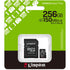 Kingston Canvas Select Plus 256GB Micro SD  Claad 10 UHS-I Flash Card, Lifetime Warranty