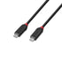 Lindy Black Line 37002 2m USB4 240W Cable, 24 pin USB-C (M) to 24 pin USB-C (M)