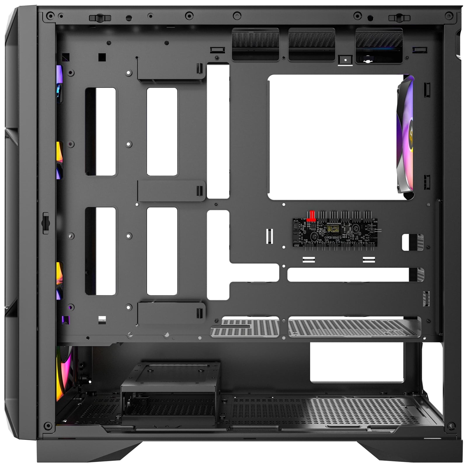 Antec AX1000 ARGB Mid-Tower Gaming PC Case, Full Mesh Front, Tempered Glass, Steel/Plastic,  4 x 120mm ARGB Fans, E-ATX, ATX/Micro-ATX/ITX Compatible