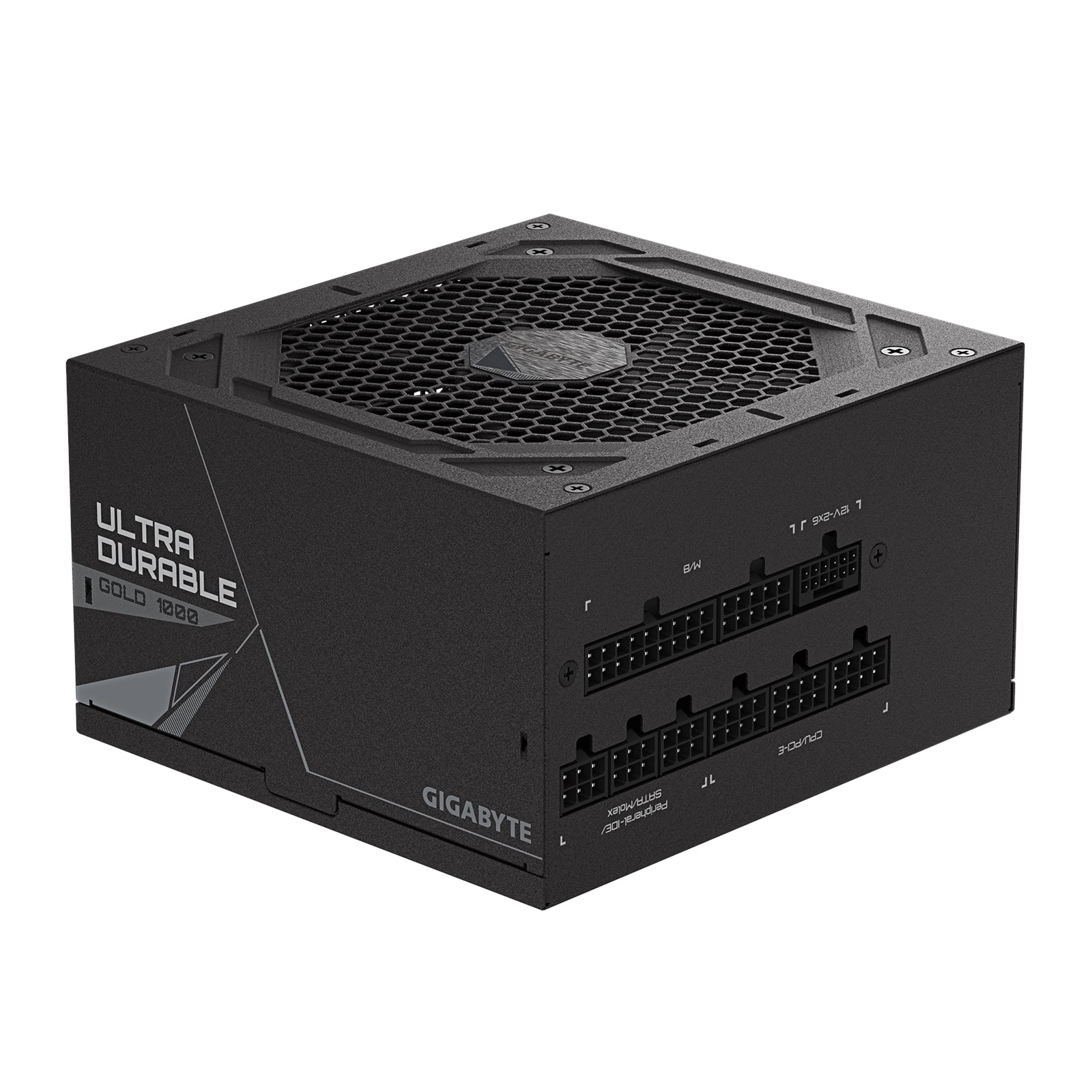 GIGABYTE UD1000GM PG5 1000W PSU V2, PCIe Gen 5.1, 80 PLUS Gold, Fully Modular Design, 120mm Fan, ATX 3.1 compatible, UK Plug