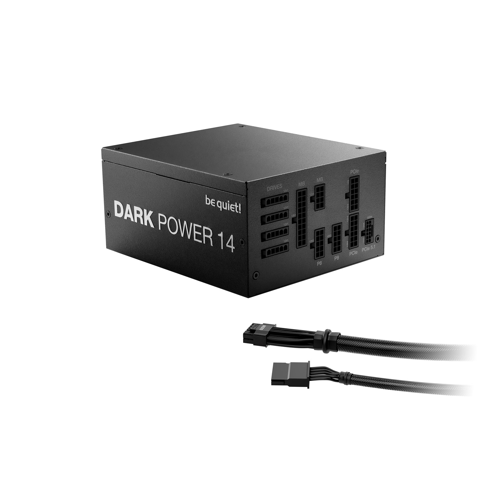 be quiet! DARK POWER 14, 80 PLUS Titanium and Cybenetics Titanium efficiency, ATX 3.1 compliant and PCIe 5.1 compatible,10-year manufacturer's warranty