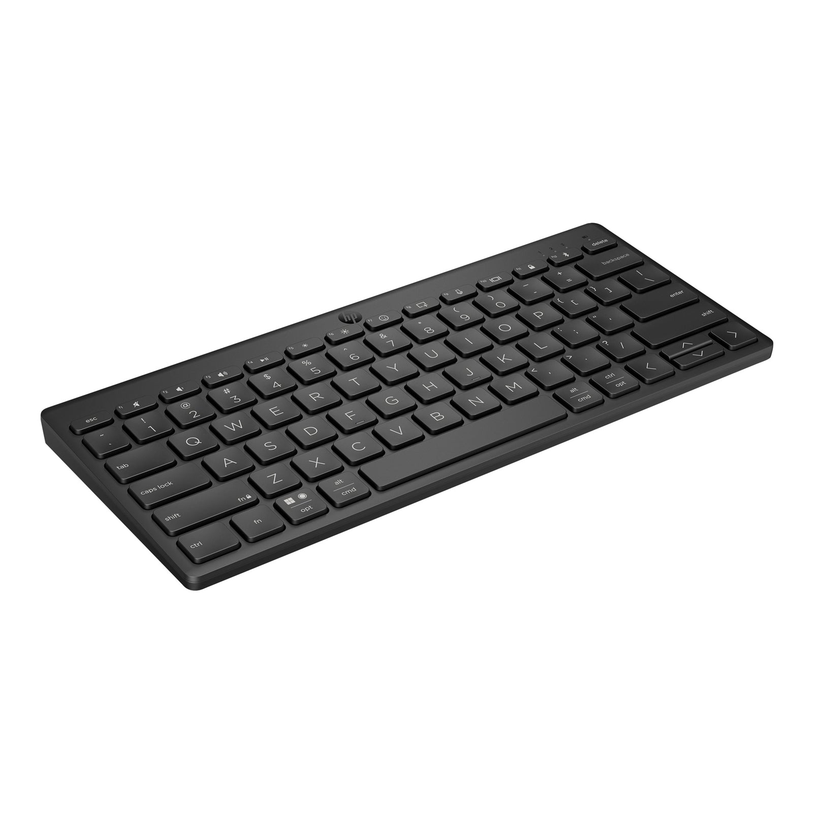 HP 355 Compact Multi-Device Keyboard, Bluetooth Wireless, Pair up to 3 Devices, Up To 2 Year Battery Life, Qwerty UK English Layout, Black