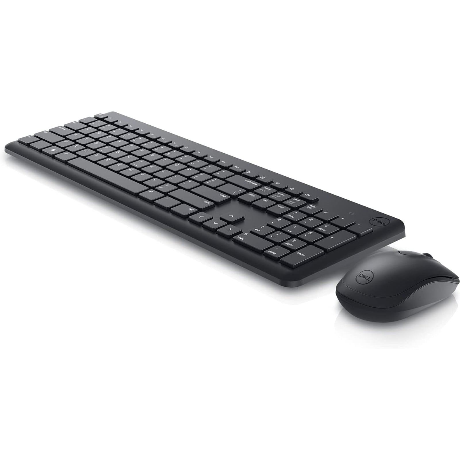 Dell KM3322W-R Wireless Keyboard and Mouse Set for Windows, 2.4GHz Wireless, QWERTY UK English Layout, Black