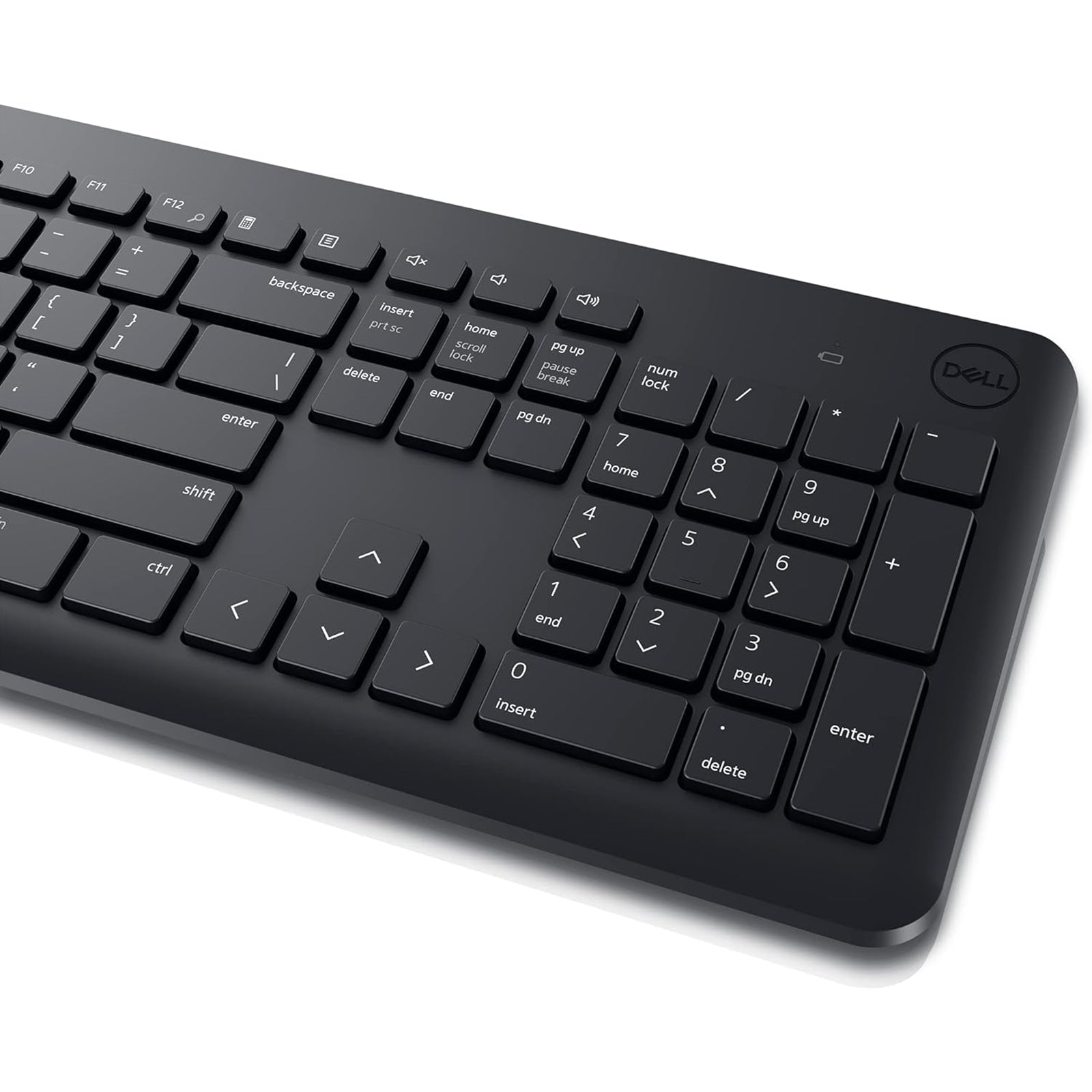 Dell KM3322W-R Wireless Keyboard and Mouse Set for Windows, 2.4GHz Wireless, QWERTY UK English Layout, Black