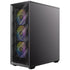 ANTEC AX85 ARGB Case, Black, Mid Tower, 2 x USB 3.0, Tempered Glass Side WIndow Panel, Large Mesh Front Panel for Excellent Cooling Performance, 4 x Addressable RGB Fans Included