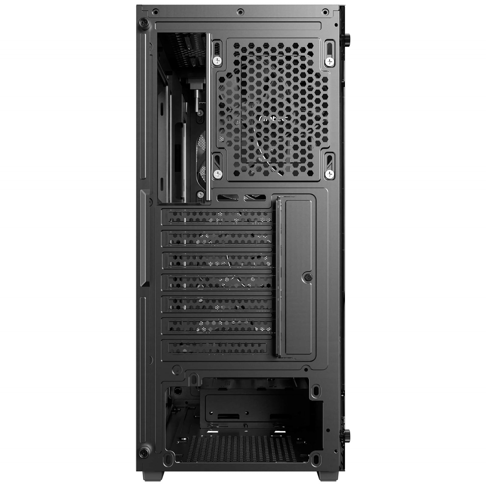 Antec AX67 ARGB Mid-Tower Gaming PC Case, Full Mesh Front, Tempered Glass, 4 x 120mm ARGB Fans, ATX/Micro-ATX/ITX Compatible
