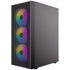 Antec AX27 RGB Elite Mid-Tower Gaming PC Case with Tempered Glass, Full Mesh Front Panel, 4 Pre-installed 120mm Fixed-RGB Fans, ATX/Micro-ATX/ITX Compatible, Black