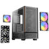 Antec P30 ARGB Mid-Tower Gaming Case, High-Airflow Design, Tempered Glass Side Panel, USB-C 10 Gb/s, Pre-Installed ARGB Fans (Black)