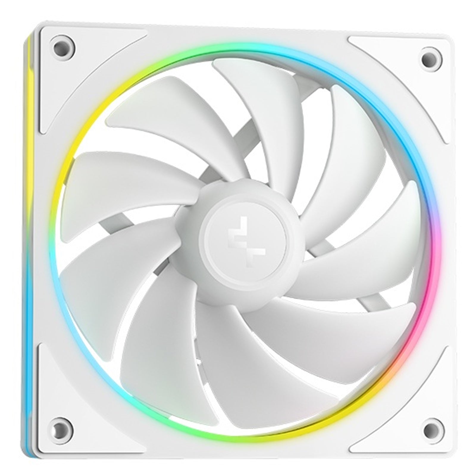 DeepCool LM360 Liquid CPU Cooler with 2.4" IPS Display, 360mm AIO, Triple 120mm ARGB Fans, Anti-Leak Technology, PWM Pump, Intel LGA 1851/1700 & AMD AM5 Compatible, White