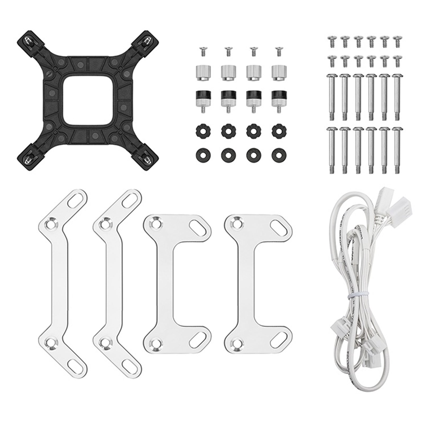 DeepCool LM360 Liquid CPU Cooler with 2.4" IPS Display, 360mm AIO, Triple 120mm ARGB Fans, Anti-Leak Technology, PWM Pump, Intel LGA 1851/1700 & AMD AM5 Compatible, White