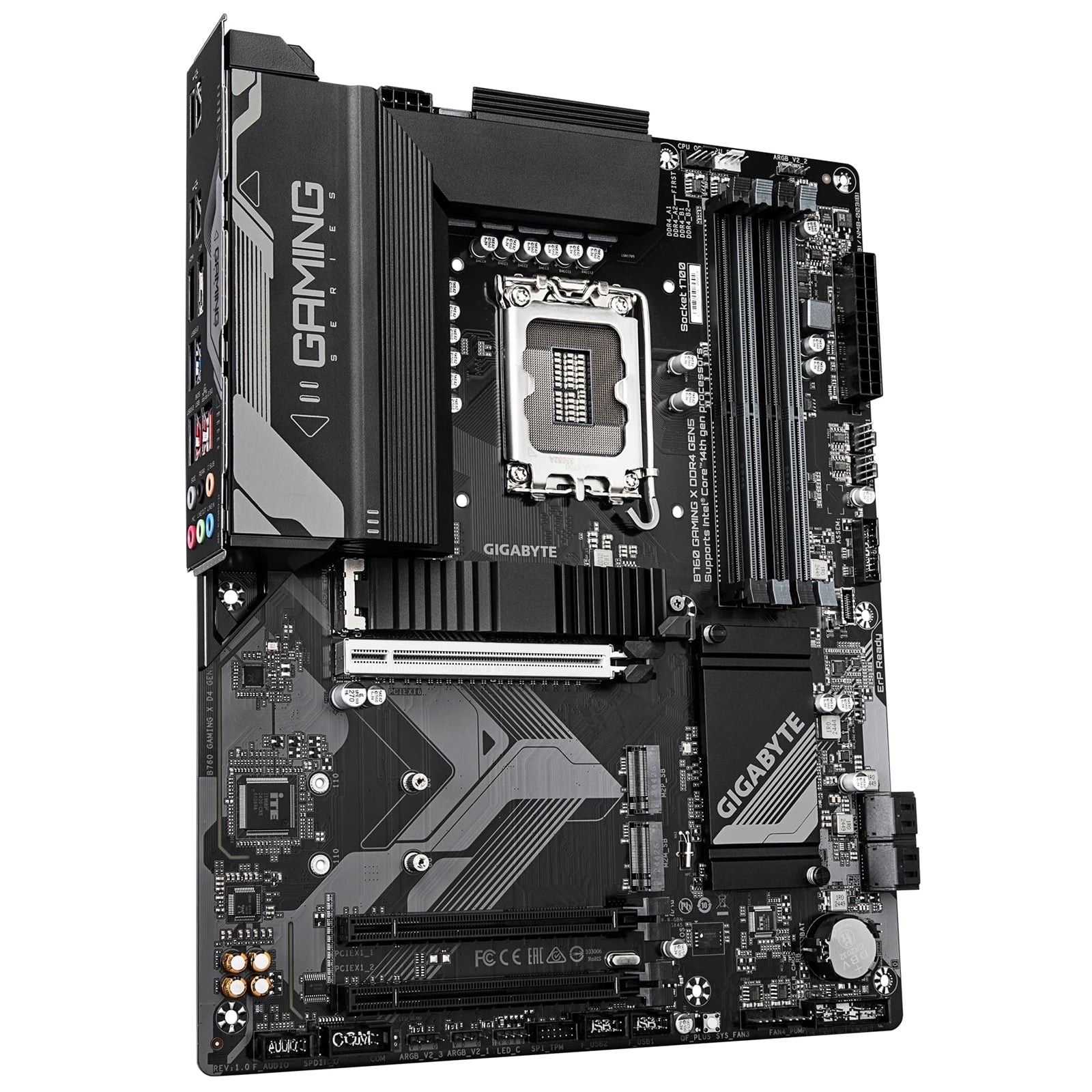 Gigabyte B760 GAMING X DDR4 GEN5 Intel 1700 Socket Motherboard, ATX, 4x DDR4 Slots, 3x M.2 Sockets, Fitted I/O Shield, 2.5GbE LAN, 1x DisplayPort / 1x HDMI Port