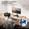 VonHaus Single Monitor Mount and Stand for 13-32 Inch Screens, VESA dimensions 75x75mm and 100x100mm