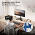 VonHaus Single Monitor Mount and Stand for 13-32 Inch Screens, VESA dimensions 75x75mm and 100x100mm