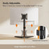 VonHaus Single Monitor Mount and Stand for 13-32 Inch Screens, VESA dimensions 75x75mm and 100x100mm