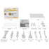 Seasonic CORE GX ATX 3.1  (SRP-CGX651-A5A32SF-W) 650W PSU, 120mm Fan, 80 PLUS Gold, Fully Modular, Individual White Cables with Braided Pattern, 7 Years Warranty - WHITE
