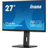 iiyama ProLite XUB2797QSN-B2 27" QHD IPS technology panel with USB-C dock and RJ45 (LAN), 1ms, USB Hubx4, HDMI, DisplayPort, Freesync, 100Hz, Speakers, Black, ACR, Internal PSU, VESA