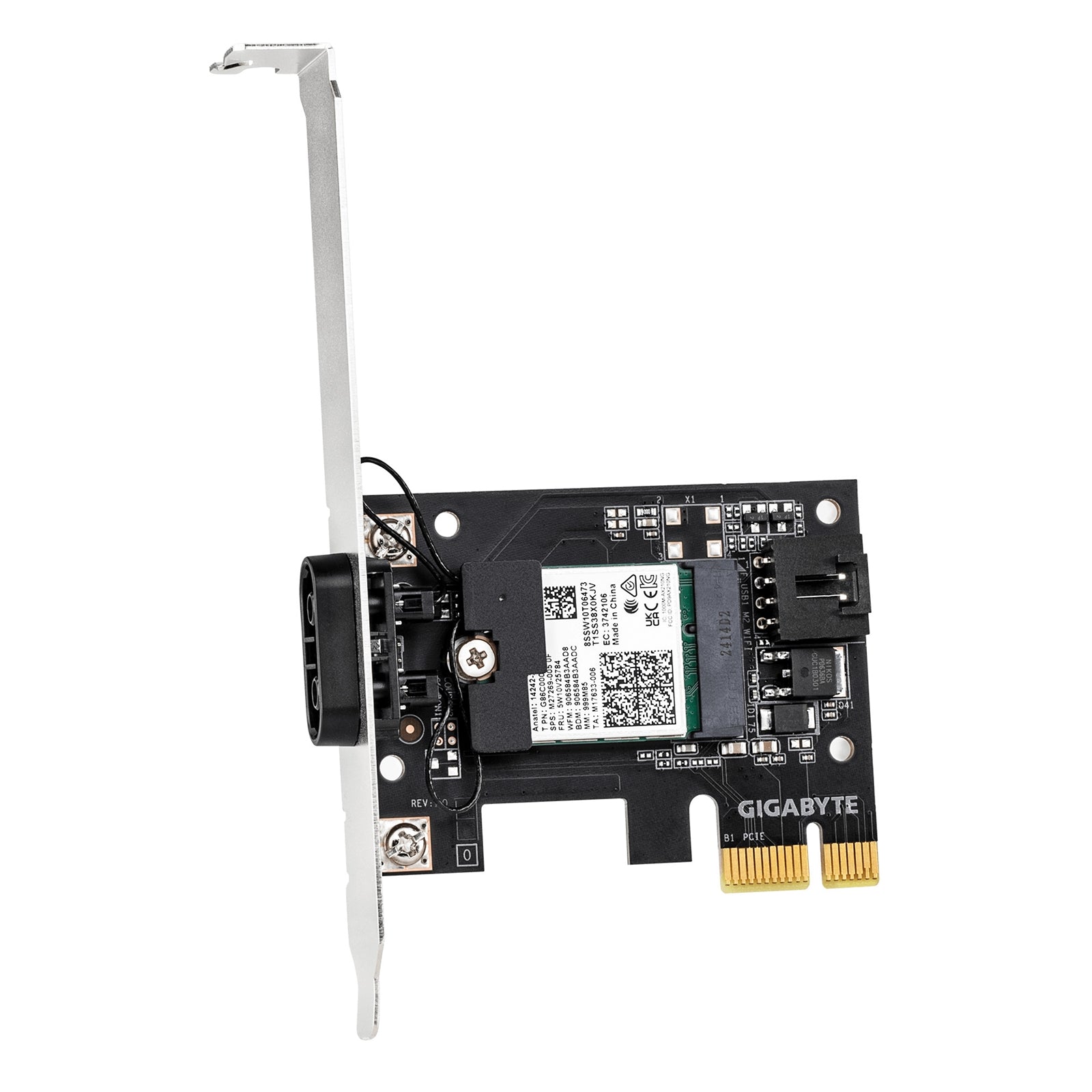 Gigabyte GC-WFAX210 Intel WiFi 6E AX210 2400Mbps Bluetooth 5.2 Wireless PCI-Express Card