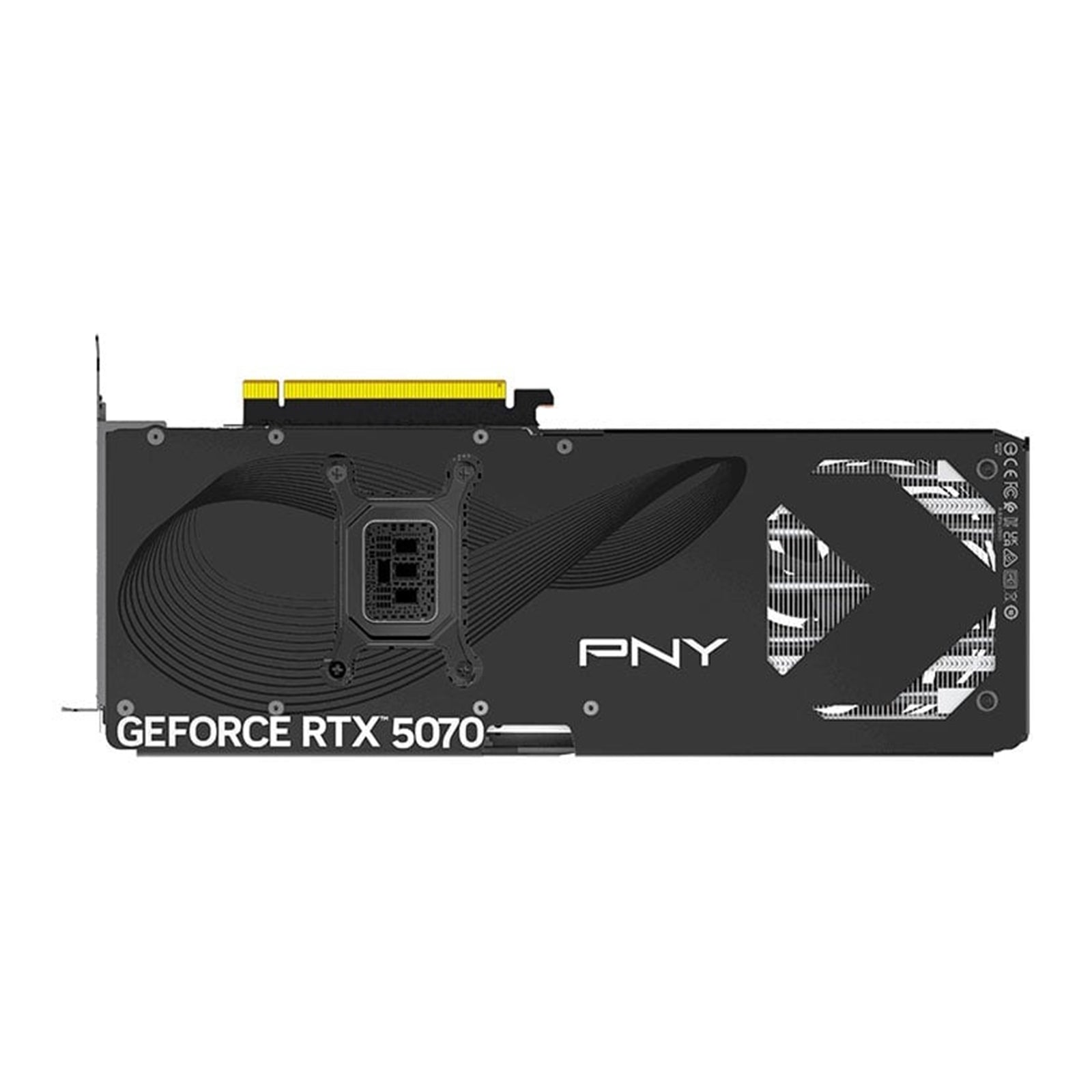 PNY NVIDIA GeForce RTX 5070 OC 12GB GDDR7 Graphics Card, 6144 CUDA Cores, 2160 MHz Core Clock, Triple Fan, 3x DisplayPorts / 1x HDMI Port