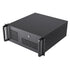 CiT 4U Rackmount Server Case 500mm, Heavy-Duty Industrial Chassis with Lockable Front Door, Supports ATX/mATX, 8x Internal HDD Bays for Massive Storage, Black