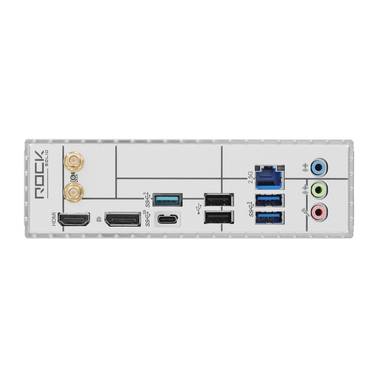 ASRock B860M Rock WiFi Intel 1851 Socket Micro-ATX motherboard with DDR5 slots, M.2, Wi-Fi 6E, 2.5GbE LAN, DisplayPort, HDMI
