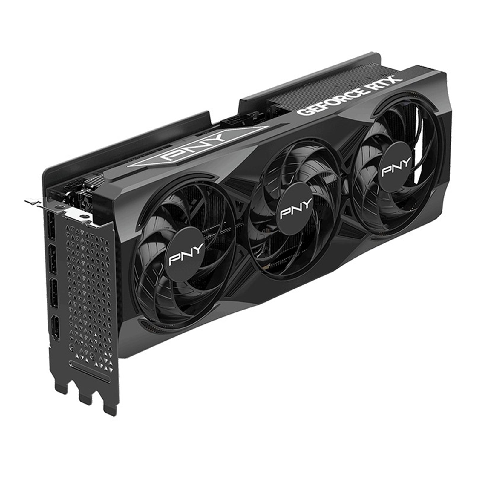 PNY NVIDIA GEFORCE RTX 5070 Ti 16GB, GDDR7 Graphics Card, 8960 CUDA Cores, 2295 MHz Core Clock, Triple Fan, 3x Display Ports / 1x HDMI Port