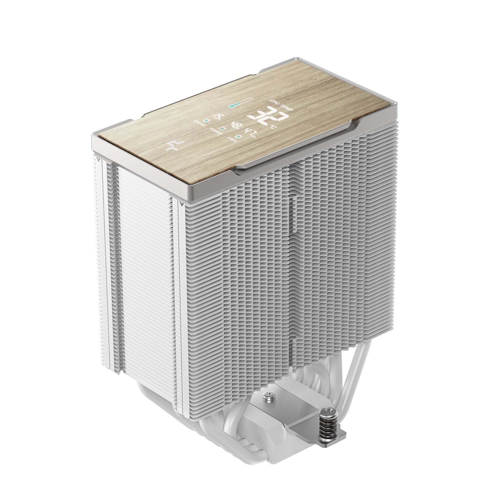 DeepCool AK700 DIGITAL WH CPU Cooler, White , 1 x 120mm Fan,  7 x advanced  Copper Heatpipes, Intel/AMD