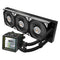 ASRock Steel Legend Dark 360 LCD AIO Liquid CPU Cooler, 360mm Radiator, Triple 120mm PWM ARGB Fans, LCD Display, Intel LGA1700/1851 & AMD AM5/AM4 Compatible