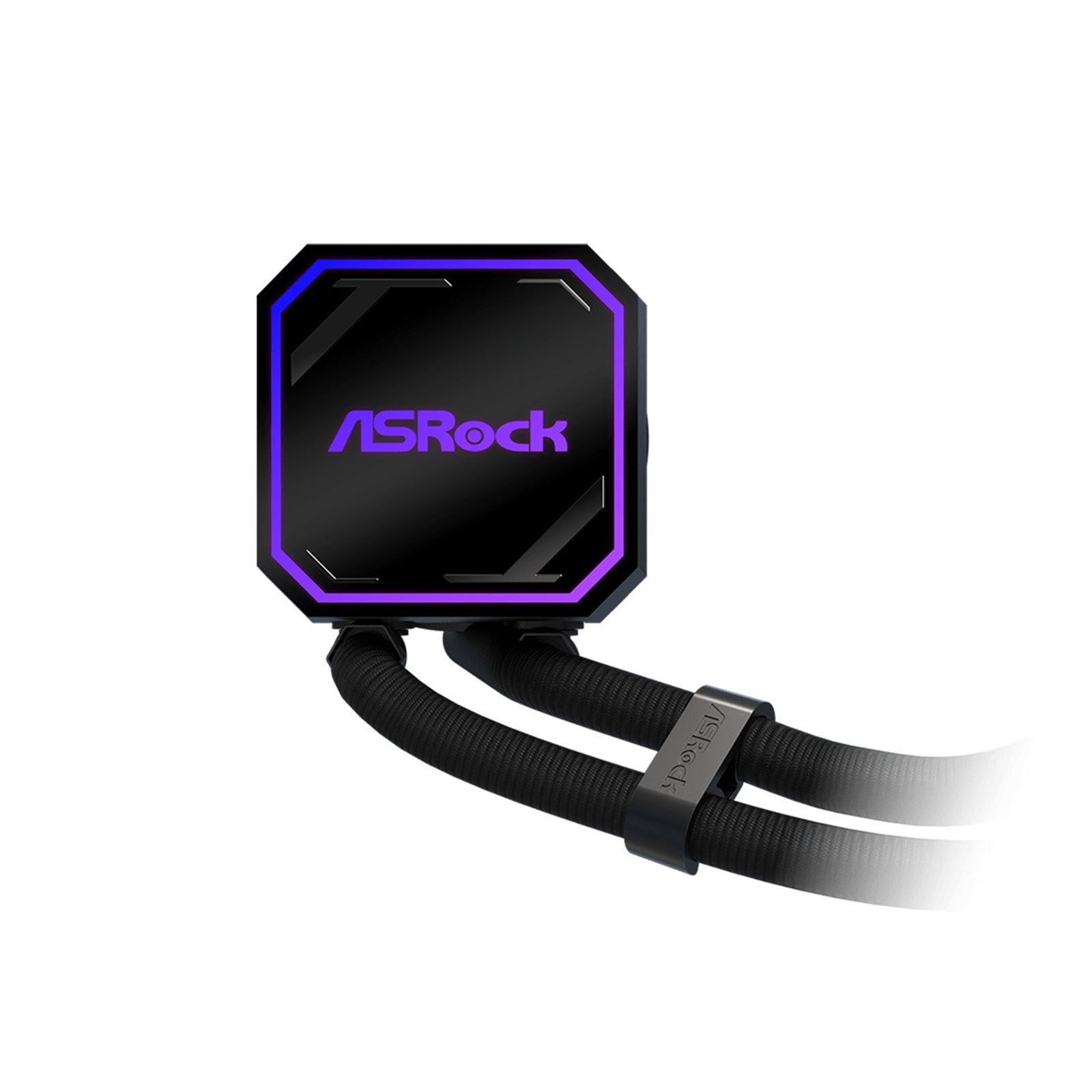 ASRock Pro 240 ARGB AIO Liquid CPU Cooler, 240mm Radiator, Dual 120mm PWM Fans, Addressable RGB, Intel LGA1700/1851 & AMD AM5/AM4 Compatible