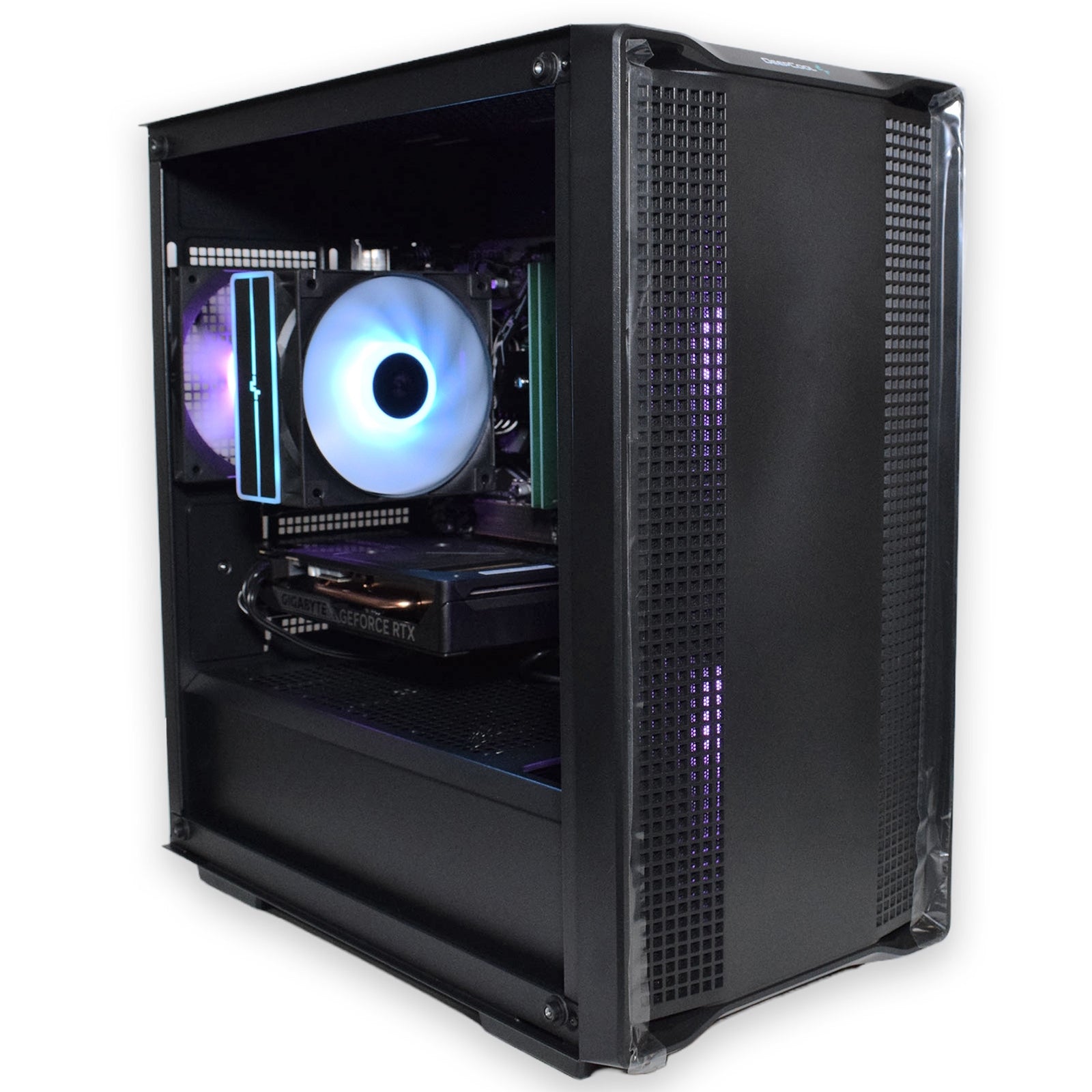 RGB Gaming PC - AMD Ryzen 5 5500 6 Core 12 Thread 4.20GHz, 16GB DDR4 RAM, 1TB NVMe Storage, RTX5050 8GB, RGB Air Cooler CPU, Bazzite OS Installed