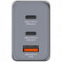 Verbatim (32201) GNC-65 GaN Charger 65W with 2 x USB-C PD 65W / 1 x USB-A QC 3.0 (EU/UK/US)