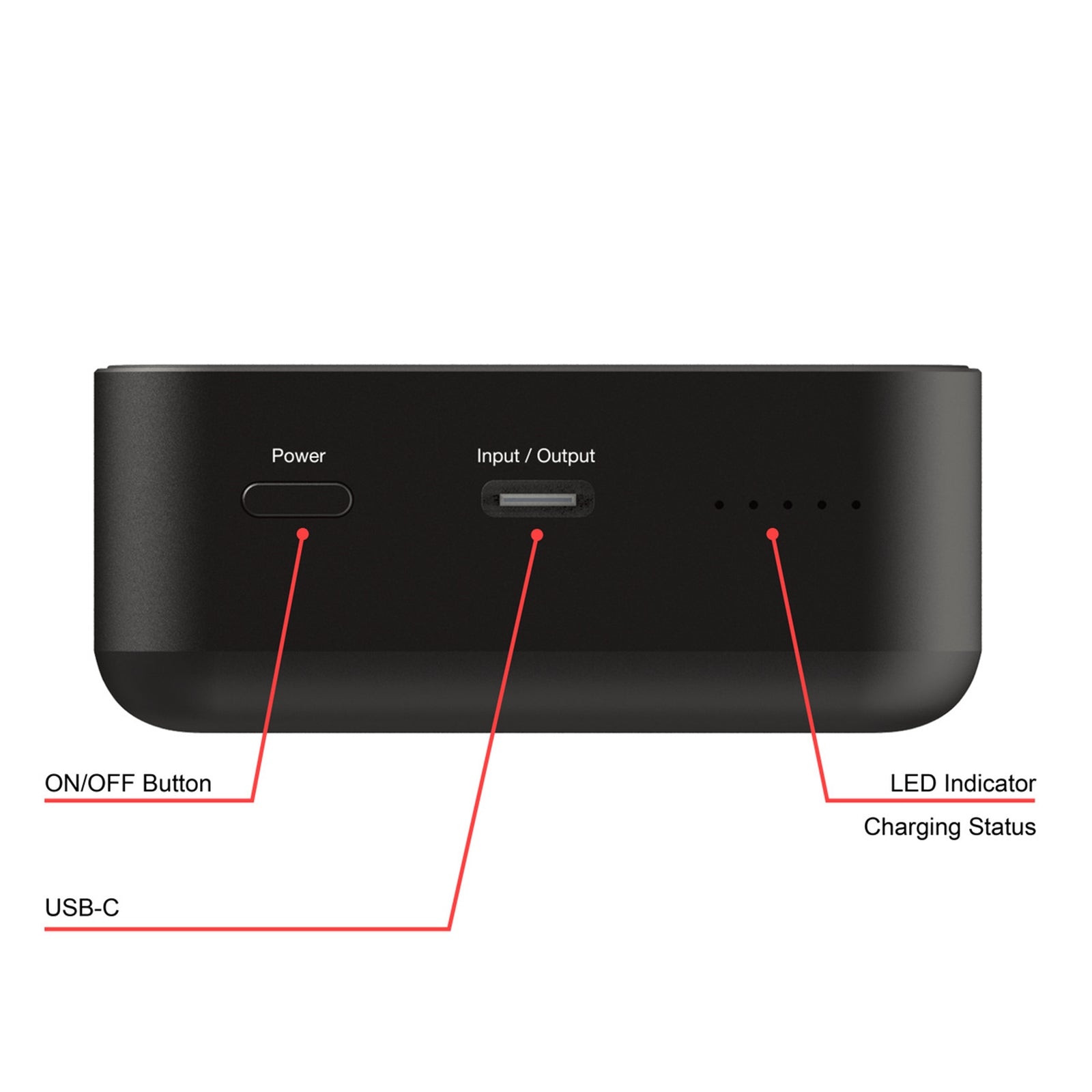 VERBATIM Charge n Go 20000mAh black magnetic wireless charging power bank for portable use
