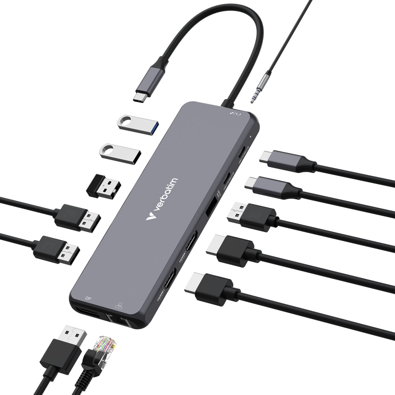 Verbatim (32153) USB-C Pro Multiport Hub 13 Port CMH-13