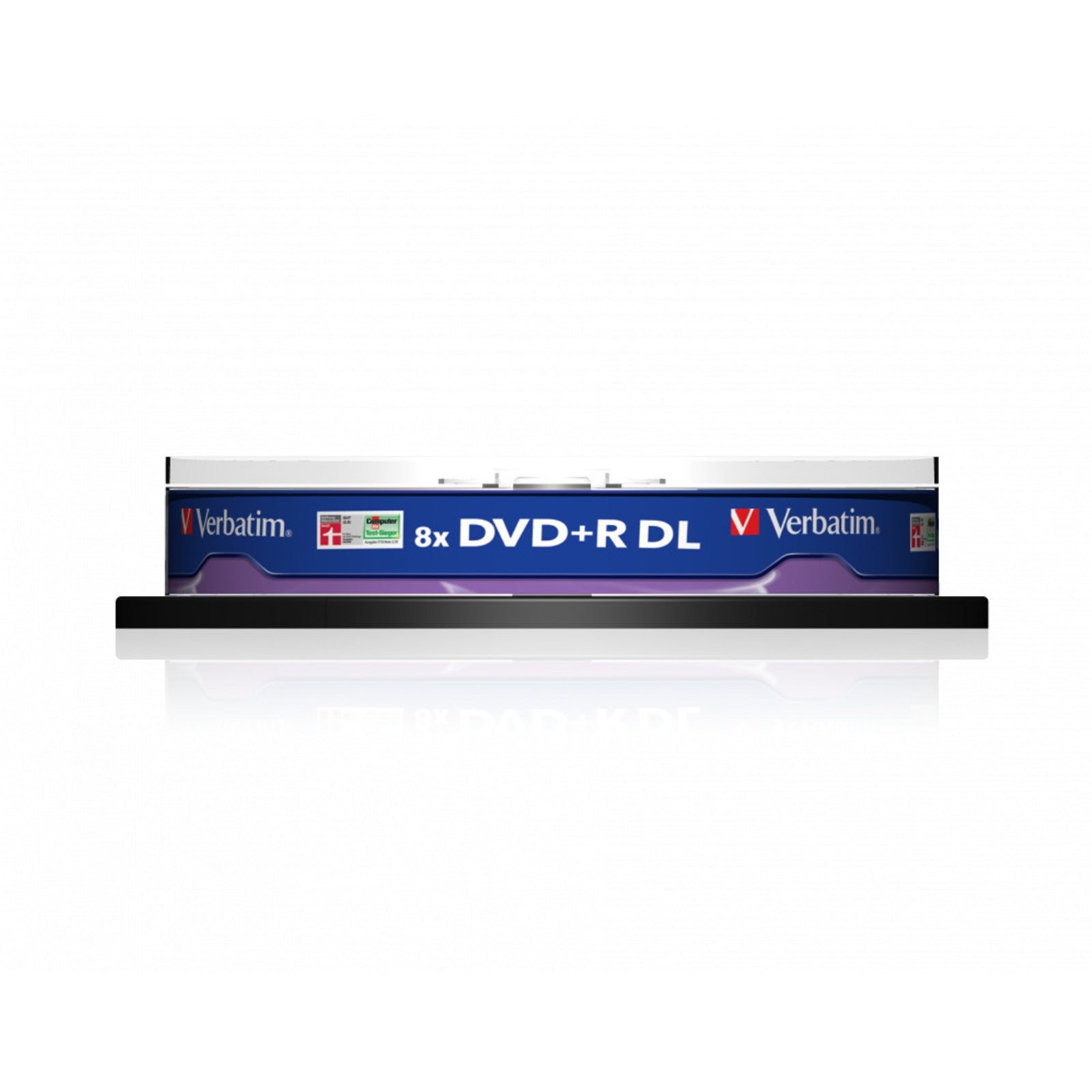 Verbatim (43666) DVD+R Double Layer 8.5GB 8X Matt Silver 10 Pack Spindle