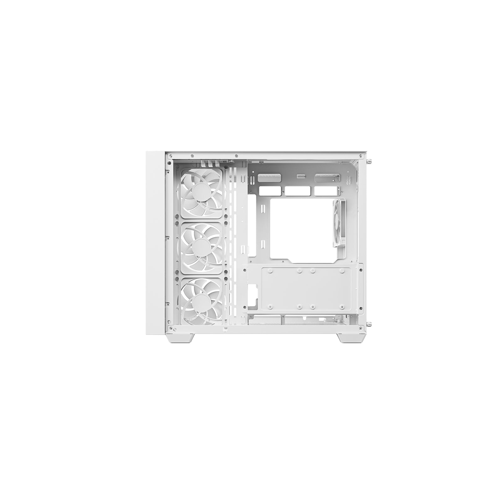 DeepCool CG530U 4F WH Case,White, Mid- Tower, 2x USB 3.0, Tempered Glass Side Window Panel, ITX/Micro ATX/ATX