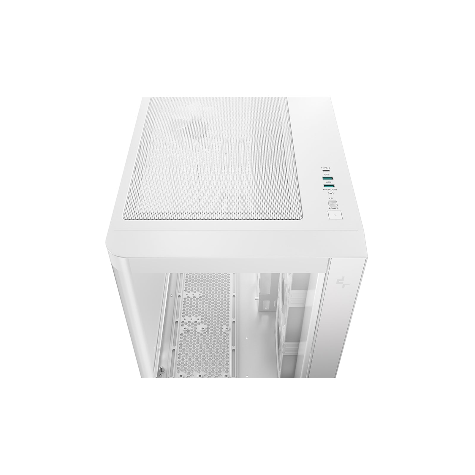 DeepCool CG530U 4F WH Case,White, Mid- Tower, 2x USB 3.0, Tempered Glass Side Window Panel, ITX/Micro ATX/ATX
