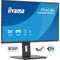 iiyama XB2497HSN-B1 24" IPS LCD USB-C Dock Display with 65W Charging, 4ms (1ms MPRT, Full HD 1920x1080, 350 cd/m2 Brightness, RJ45, 1x HDMI,1 x DisplayPort In, 1 x DP-OUT(MST), USB Hub 2x USB 3.0 + 2x USB-C (7.5W), 2W Speakers, Height Adjustable Stand, TU